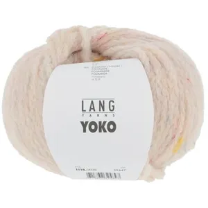 Pelote de laine et Alpaga à tricoter YOKO - Lang Yarns 0028 Rose - 002... pas cher