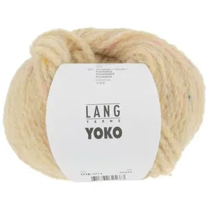 Pelote de laine et Alpaga à tricoter YOKO - Lang Yarns 0014 Jaune - 00... pas cher