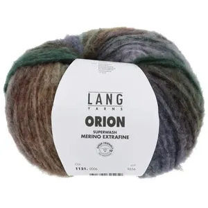 Pelote de laine à tricoter ORION - 100GR - Lang Yarns(...) - 0006 Vert pas cher