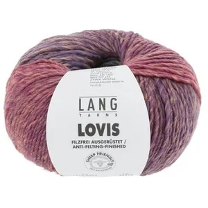 Pelote à tricoter 100% Laine Vierge LOVIS - Lang Yarns 0002 Multicolor...