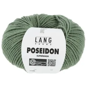 GENERIQUE Pelote de laine Vierge Poseidon - Lang Yarns(...) - 91 Vert pas cher