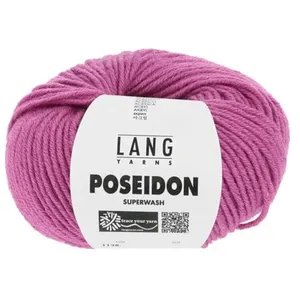 GENERIQUE Pelote de laine Vierge Poseidon - Lang Yarns(...) - 85 Rose pas cher