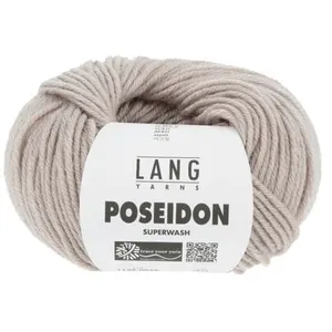 GENERIQUE Pelote de laine Vierge Poseidon - Lang Yarns(...) - 26 Marron pas cher