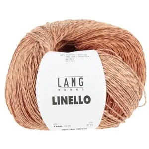Pelote de lin et coton à tricoter Linello - 100GR -(...) - 259 Marron