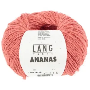 Pelote à tricoter ANANAS Lang Yarns - Fil durable en lyocell et fibr... pas cher