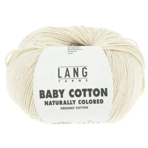 Pelote à tricoter BABY COTTON NATURALLY COLORED   Lang Yarns(...) - 01...