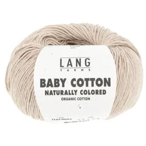 Pelote à tricoter BABY COTTON NATURALLY COLORED   Lang Yarns(...) - 02...