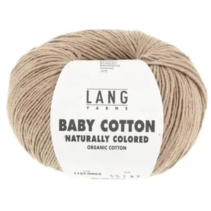 Pelote à tricoter BABY COTTON NATURALLY COLORED -(...) - 03 Marron