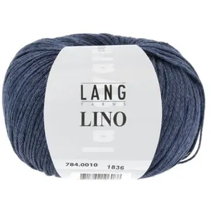 GENERIQUE Pelote de lin à tricoter Lino - Lang Yarns(...) - 10 Bleu