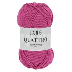 Non communiqué Fil à tricoter 100% coton QUATTRO - Lang Yarns(...) - 64 Rose