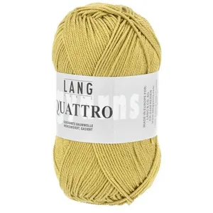 Non communiqué Fil à tricoter 100% coton QUATTRO - Lang Yarns(...) - 11 Vert pas cher