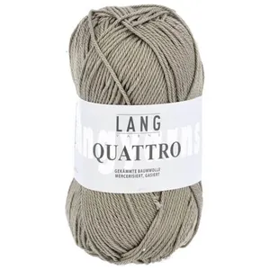 Non communiqué Fil à tricoter 100% coton QUATTRO - Lang Yarns(...) - 99 Vert pas cher