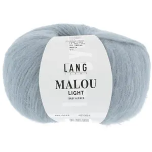 GENERIQUE Pelote d'Alpaga et laine MALOU LIGHT - LANG YARNS(...) - 33 Bleu