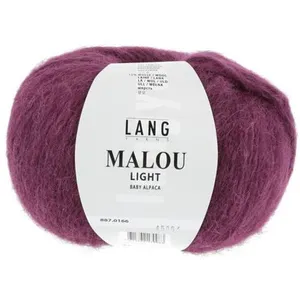 Pelote d'Alpaga et laine MALOU LIGHT - LANG YARNS(...) - 166 Violet pas cher