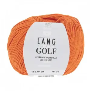 Non communiqué Coton à tricoter GOLF - Lang Yarns - PPSC(...) - 459 Orange pas cher