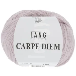 Pelote de Laine et Alpaga à tricoter CARPE DIEM - Lang Yarns 0148 Rose...