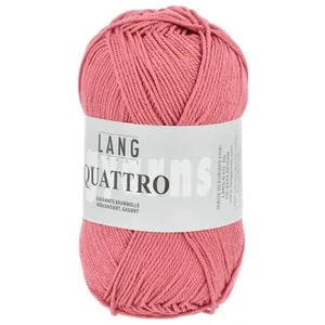 Non communiqué Fil à tricoter 100% coton QUATTRO - Lang Yarns(...) - 28 Rose