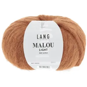Pelote d'Alpaga et laine MALOU LIGHT - LANG YARNS 59 Orange - 59 Orang... pas cher