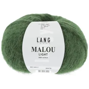 GENERIQUE Pelote d'Alpaga et laine MALOU LIGHT - LANG YARNS(...) - 17 Vert