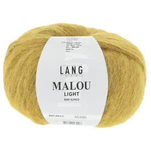 GENERIQUE Pelote d'Alpaga et laine MALOU LIGHT - LANG YARNS(...) - 13 Jaune