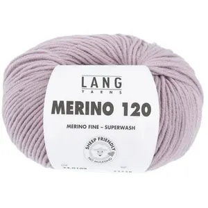 Lang Yarns Merino 120 - rose pale 109 pas cher