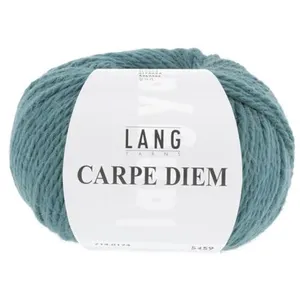 Pelote de Laine et Alpaga à tricoter CARPE DIEM - Lang Yarns 0174 Bleu... pas cher