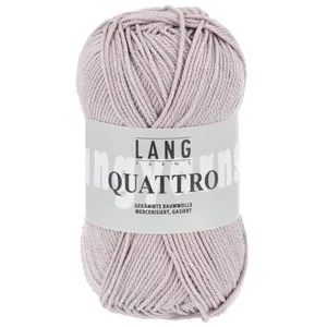 Non communiqué Fil à tricoter 100% coton QUATTRO - Lang Yarns(...) - 148 Violet pas cher