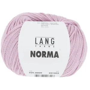 GENERIQUE Pelote de coton à tricoter Norma - Lang Yarns(...) - 9 Rose pas cher