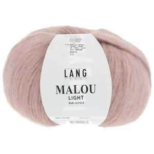 GENERIQUE Pelote d'Alpaga et laine MALOU LIGHT - LANG YARNS(...) - 148 Rose