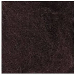 Pelote de Mohair et soie à tricoter LACE - 25 GR - Lang Yarns Aubergin...