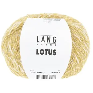 Pelote de coton à tricoter Lotus - 25GR - Lang Yarns(...) - 50 Jaune pas cher