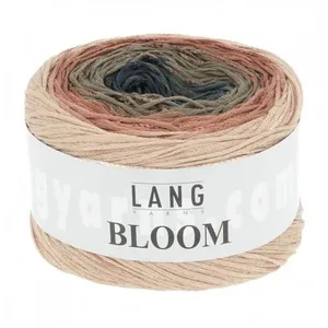 Pelote de Coton à tricoter Bloom - 150GR - Lang Yarns(...) - 75 Marron pas cher