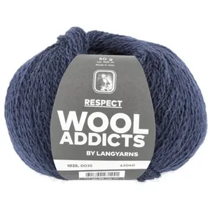GENERIQUE Pelote de Laine et Alpaga RESPECT - Wool Addicts(...) - 0035 Bleu