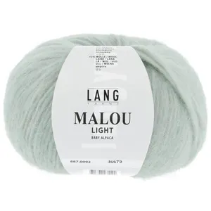 GENERIQUE Pelote d'Alpaga et laine MALOU LIGHT - LANG YARNS(...) - 92 Vert