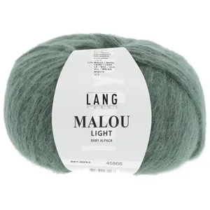 GENERIQUE Pelote d'Alpaga et laine MALOU LIGHT - LANG YARNS(...) - 93 Vert