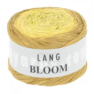 Pelote de Coton à tricoter Bloom - 150GR - Lang Yarns 13 Jaune - 13 Ja...