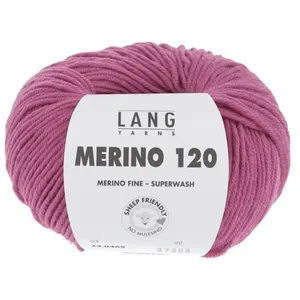Lang Yarns 120 34.0465 Merino Pelote de Laine mérinos pas cher