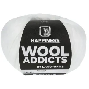 GENERIQUE Pelote de coton HAPPINESS - Wool Addict(...) - 0001 Blanc