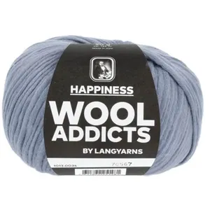 Pelote de coton HAPPINESS - Wool Addict 0034 Bleu - 0034 Bleu pas cher