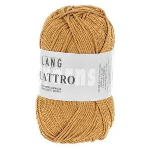 Non communiqué Fil à tricoter 100% coton QUATTRO - Lang Yarns(...) - 50 Marron