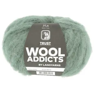 GENERIQUE Pelote de Laine et Alpaga TRUST - Wool Addicts(...) - 0092 Vert pas cher