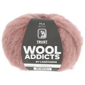 Pelote de Laine et Alpaga TRUST - Wool Addicts(...) - 0048 Violet pas cher