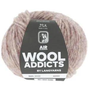 GENERIQUE Pelote de Laine à tricoter AIR - Wool Addicts(...) - 0009 Rose
