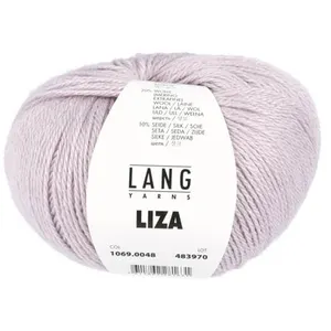 GENERIQUE Pelote de laine et soie à tricoter Liza - Lang Yarns(...) - 48 Rose pas cher