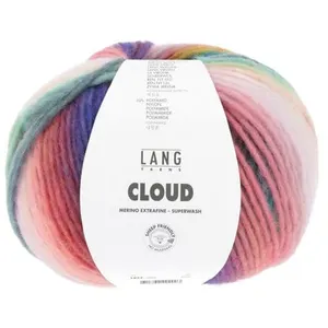 Pelote de laine CLOUD - 100GR - Lang Yarns(...) - Multicolore (0008) pas cher
