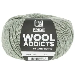 Pelote de lin et coton PRIDE - 100gr - Wool Addict(...) - 0092 Vert pas cher