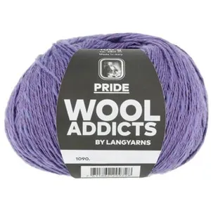 Pelote de lin et coton PRIDE - 100gr - Wool Addict(...) - 0047 violet pas cher