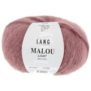 Pelote d'Alpaga et laine MALOU LIGHT - LANG YARNS 28 Multicolore - 28 ... pas cher