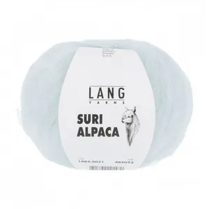 Pelote de 100% Alpaga SURI ALPACA - 25GR - Lang Yarns 0021 Bleu - 0021... pas cher