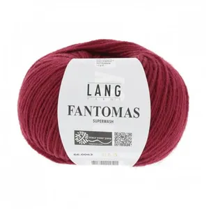 Non communiqué Pelote de Laine à tricoter FANTOMAS - Lang Yarns(...) - 62 Rouge
